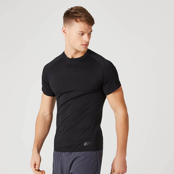 Elite Seamless T-Shirt – Schwarz