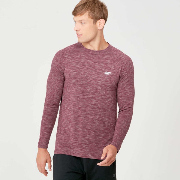 Tricou Performance cu mânecă lungă - Burgundy marna