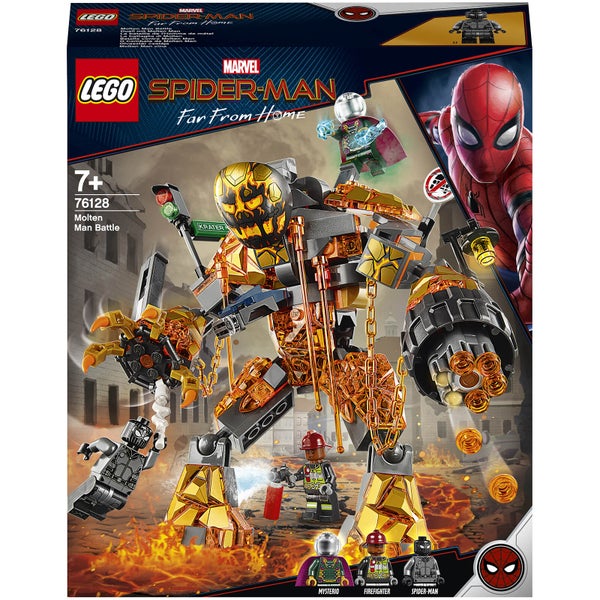 LEGO Marvel Spider-Man Molten Man Battle Toy (76128)