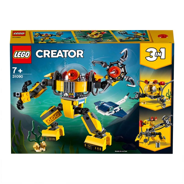 LEGO Creator: 3in1 Underwater Robot Building Set (31090)