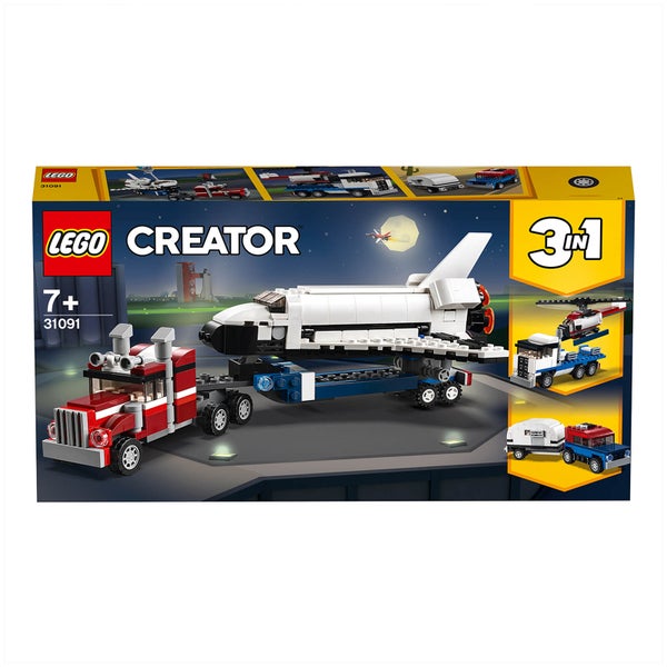 LEGO® Creator 3-in-1-Sets: Transporter für Space Shuttle (31091)