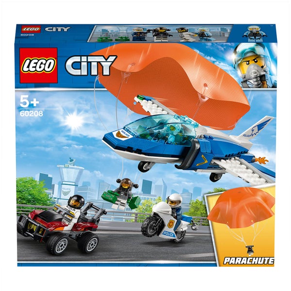 LEGO City: Sky Police Parachute Arrest Plane Set (60208)