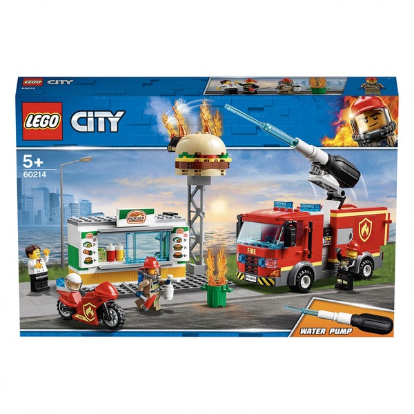 LEGO Stad: Burger bar brandweerauto speelgoed (60214)