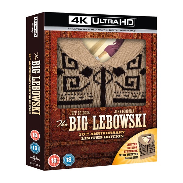 The Big Lebowski: Incl Sweater - Zavvi UK Exclusive 4K Ultra HD & Blu-ray Steelbook