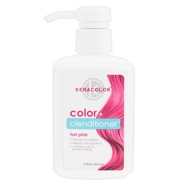 Keracolor Colour + Clenditioner - Hot Pink 355ml