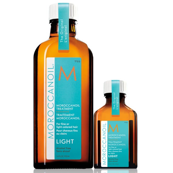 Moroccanoil Treatment Light 100ml with Free Moroccanoil Treatment Light 25ml (Worth £46.30)