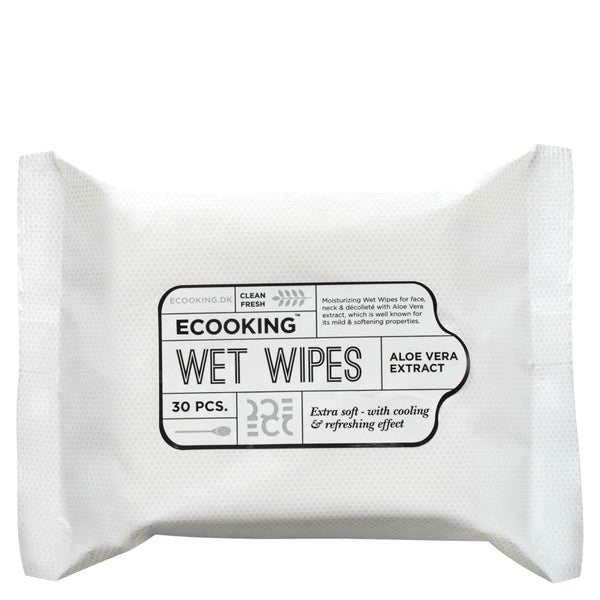 Ecooking Wet Wipes -puhdistusliinat (30 kpl:n pakkaus)