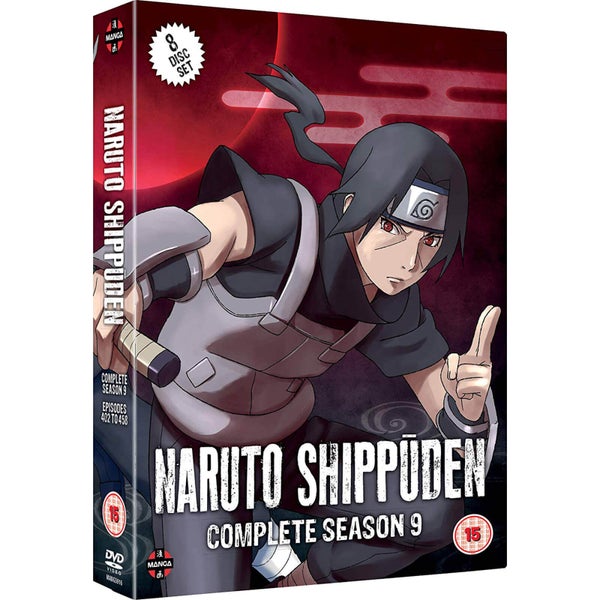 Naruto Shippuden complete serie 9 boxset (afleveringen 402-458)