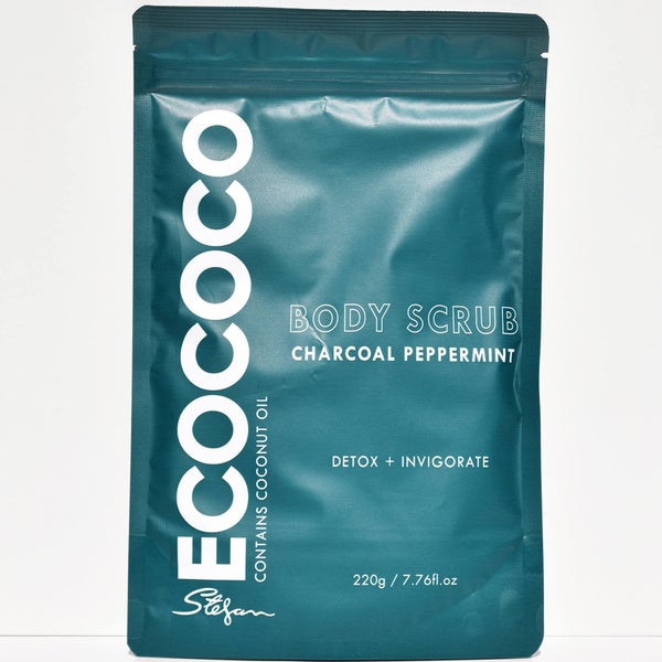 ECOCOCO Peppermint and Charcoal Body Scrub 220g