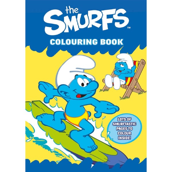 Officieel gelicenseerd Smurfen kleurboek voor kinderen 32 pagina's