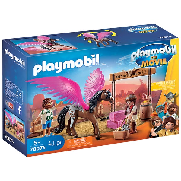 Playmobil: The Movie Marla and Del with Flying Horse (70074)