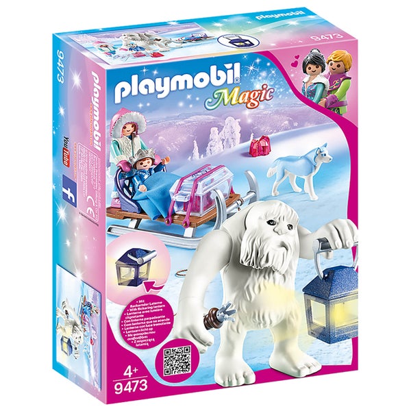 Playmobil Magic Yeti with Sleigh with Luminous Lantern (9473)