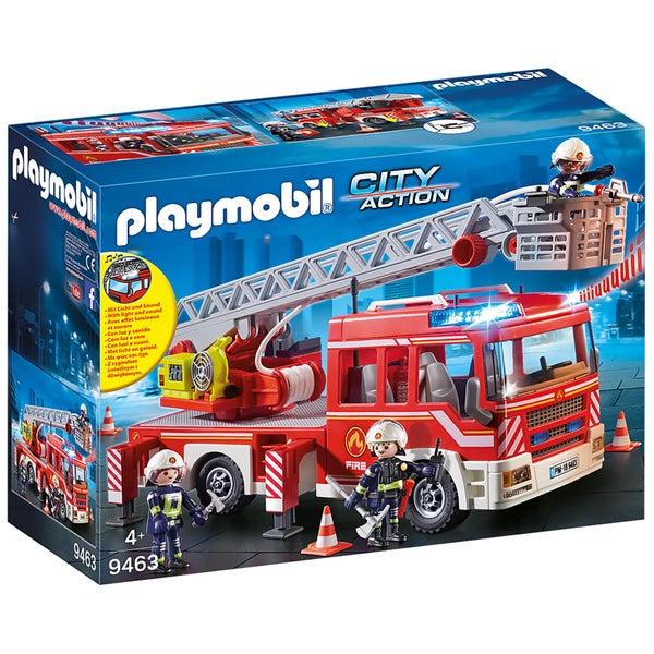 Playmobil City Action Feuerwehrauto mit ausziehbarer Leiter (9463)