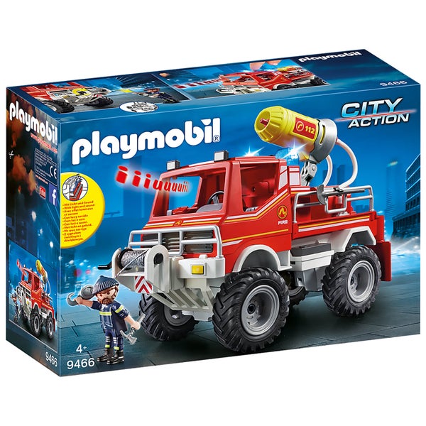 Playmobil City Action Fire Truck with Cable Winch and Foam Cannon (9466)