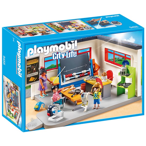 Playmobil City Life History Class with Functional Blackboard (9455)