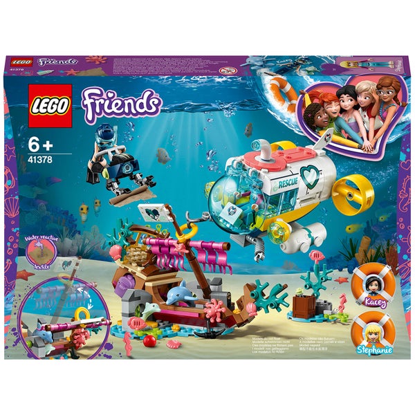 LEGO Friends: Dolphins Rescue Mission Boat Sea Life Set (41378)