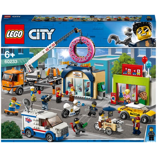 LEGO City: Town Donut Shop Opening Truck Toy Cars Set (60233)