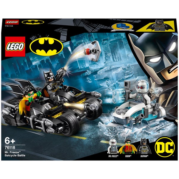 LEGO DC Batman Mr. Freeze Batcycle Battle Toy Bike (76118)