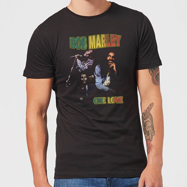 Bob Marley One Love Men's T-Shirt - Black