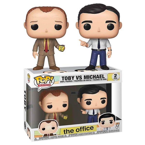 Lot de 2 Figurines Pop! The Office - Toby vs Michael