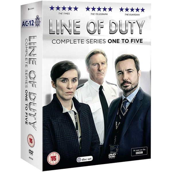 Line of Duty Series 1-5 Boxed Set