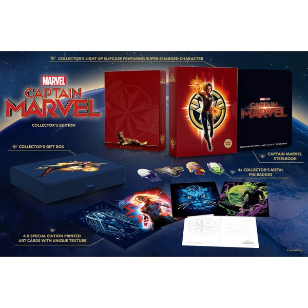 Captain Marvel 4K Ultra HD Zavvi Exclusive Collector’s Edition Steelbook (Includes 2D Blu-ray)