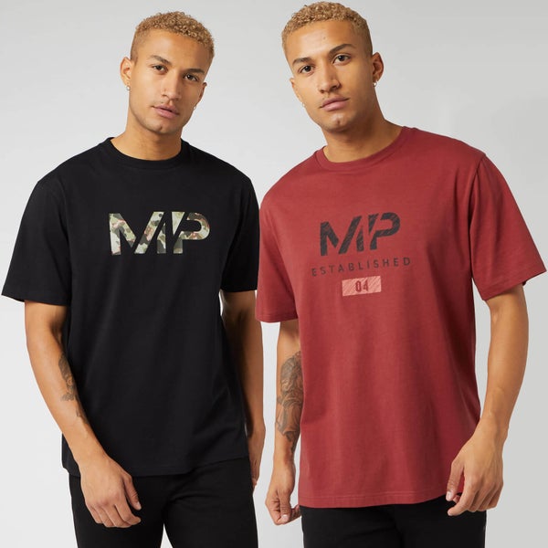 Black Friday Limited Edition Graphic T-Shirt (2 Pack) - Black/Paprika