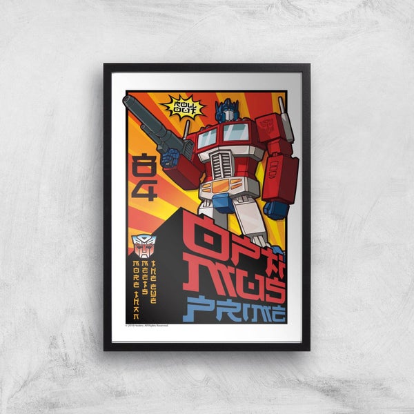 Transformers Roll Out Poster Art Print