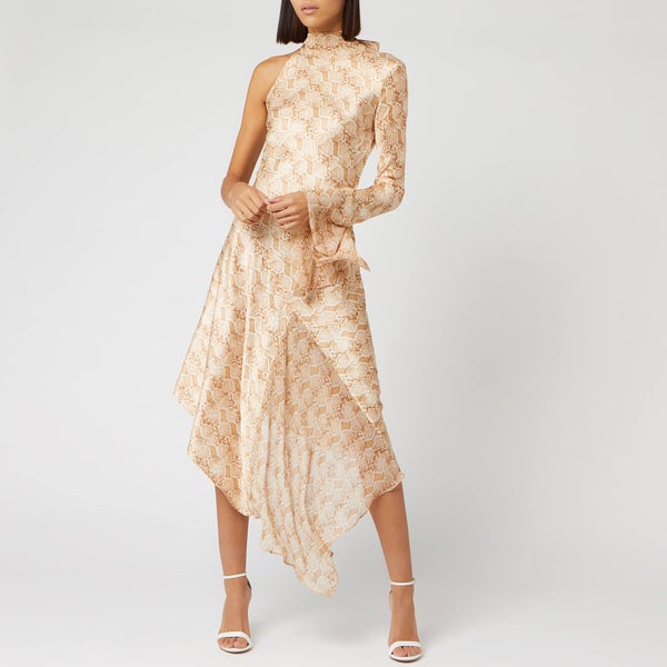 Bec & Bridge Women's Anaconda Long Sleeve Midi Dress - Python Print