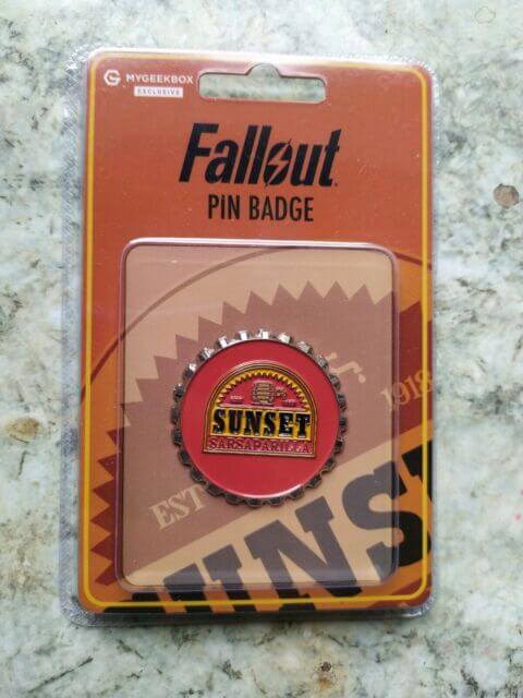 Fallout Sunset Sarsaparilla Pin Badge