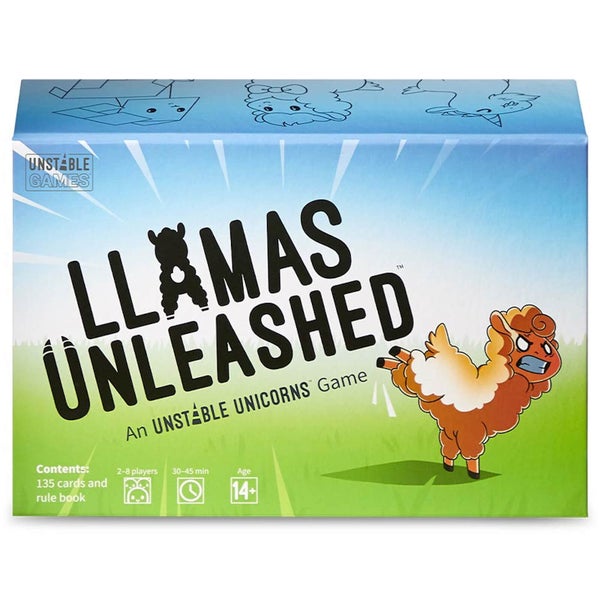 Llamas entfesseltes Kartenspiel