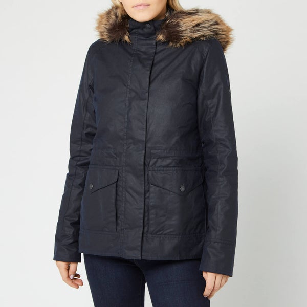 Barbour Women's Scallop Wax Jacket - Royal Navy
