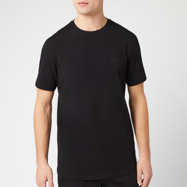 Armani Exchange Men's Tonal Small Logo T-Shirt - Black