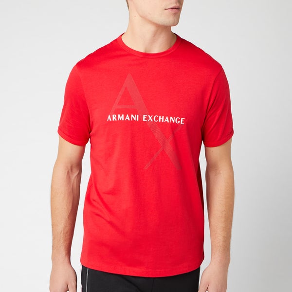 Armani Exchange Men's Ax Large Logo T-Shirt - Absolute Red