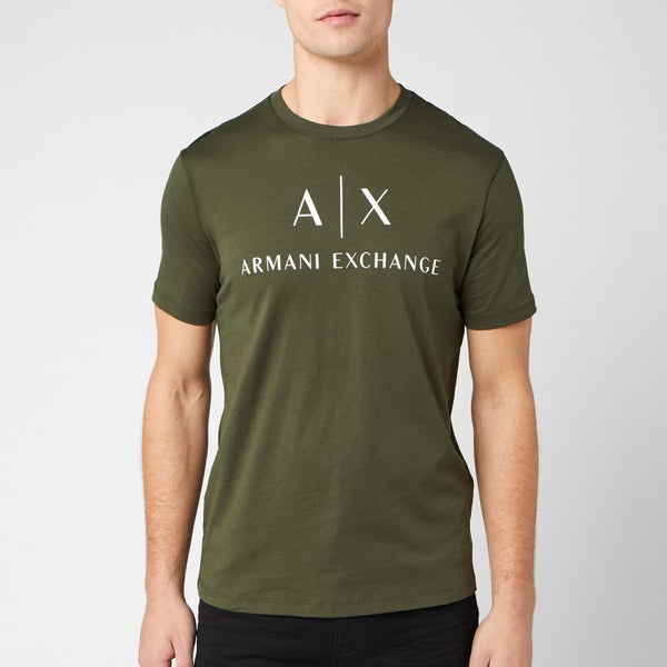 Armani Exchange Men's Classic Logo T-Shirt - Oliver Green