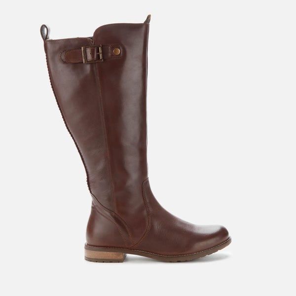 Barbour Women's Rebecca Leather Knee High Boots - Wine