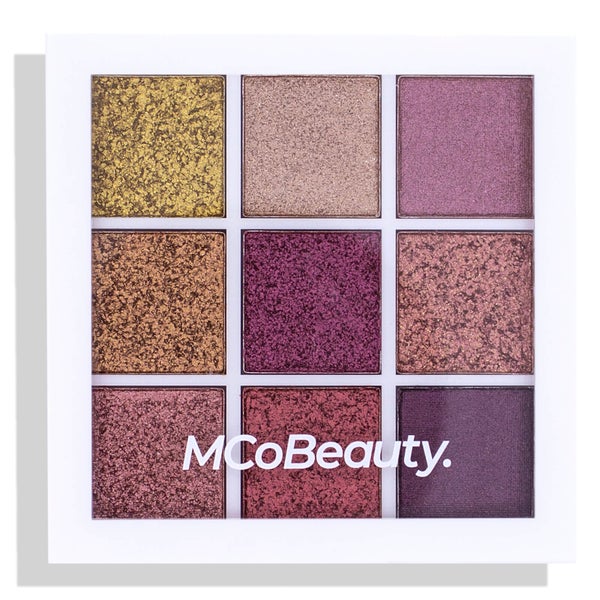 MCoBeauty Eyeshadow Palette - Burgundy/Nudes 8.1g