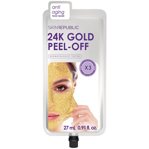 Skin Republic 24K Gold Peel Off Mask 27ml (3 Applications)