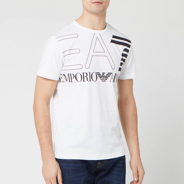 Emporio Armani EA7 Men's Large Logo T-Shirt - White