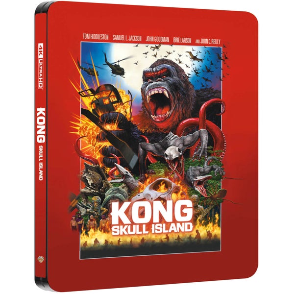 Kong: Skull Island 4K UHD (Inkl. 2D Blu-Ray) - Zavvi Exklusives Steelbook