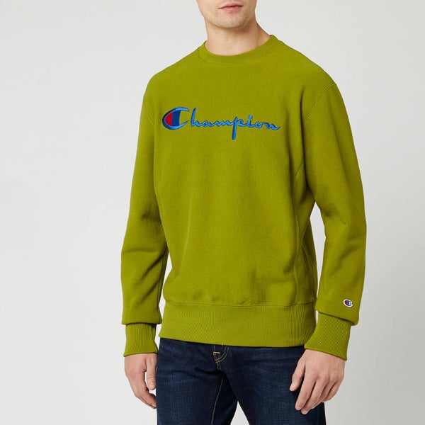 Champion Men's Big Script Sweatshirt - Green
