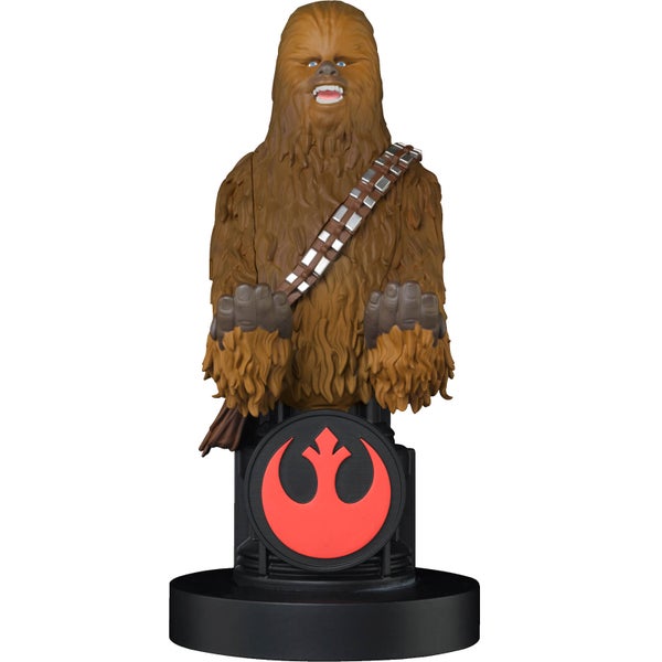 Star Wars Chewbacca Cable Guy 20,5 cm Support à collectionner pour smartphone et manette