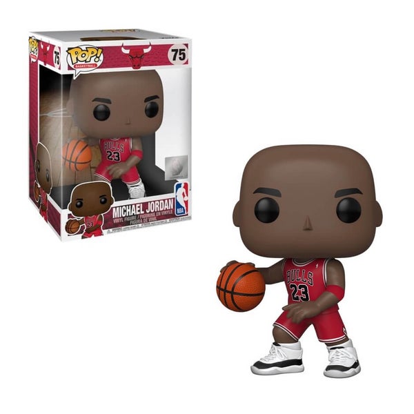 NBA Chicago Bulls Michael Jordan (Red Jersey) 10-Inch Pop! Vinyl Figure