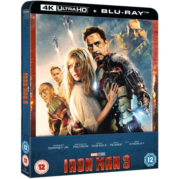 Iron Man 3 - 4K Ultra HD Zavvi Exclusive Steelbook