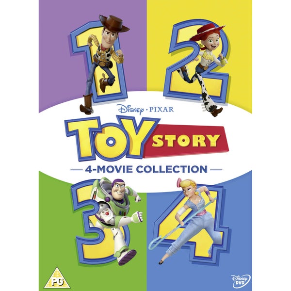 Toy Story 1-4 Komplett-Box-Set