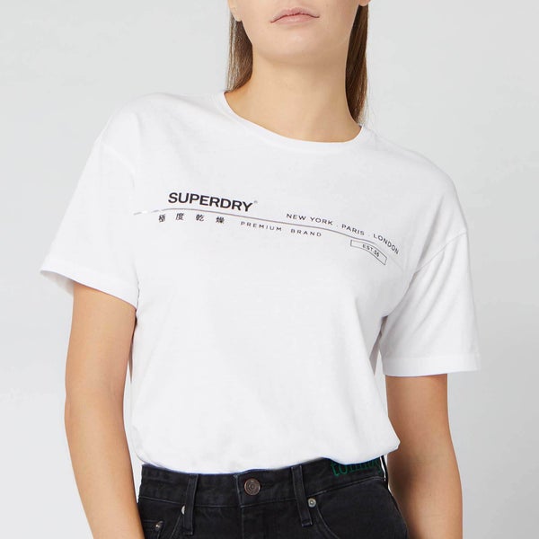 Superdry Women's Premium City Portland T-Shirt - Optic