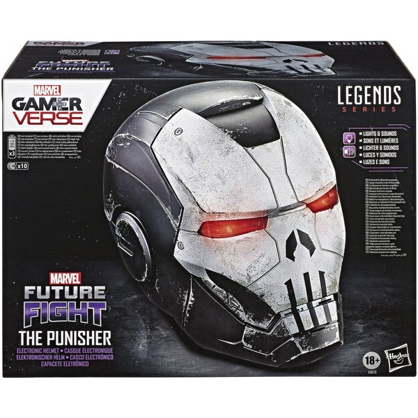 Réplique du casque Punisher War Machine dans l’univers du jeu, Marvel Legends – Hasbro