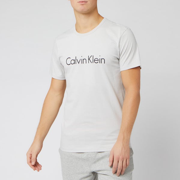 Calvin Klein Men's Logo T-Shirt - Deep Platinum/Black