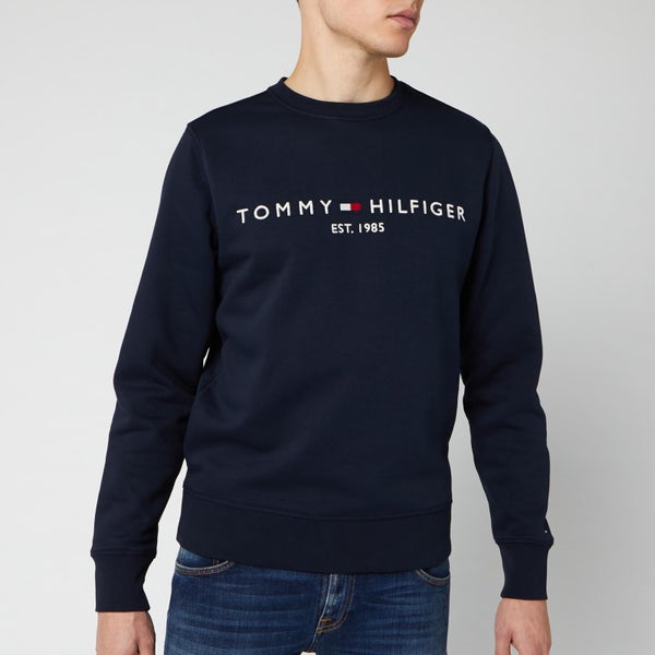 Tommy Hilfiger Men's Tommy Logo Sweatshirt - Sky Captain