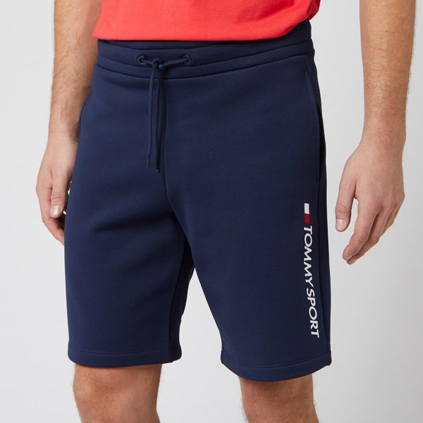 Tommy Sport Men's Fleece Logo Shorts - Sport Navy